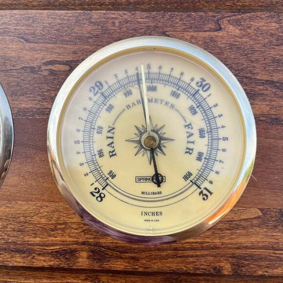Vintage Springfield Barometer - Picture 3 of 6
